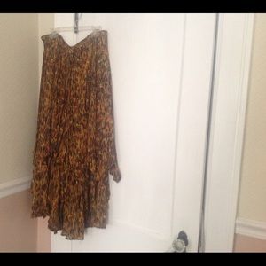 100% Maxi silk skirt